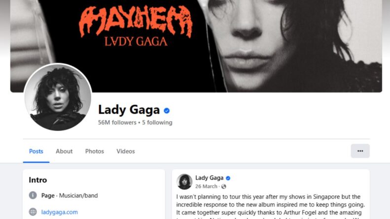 Lady Gag Facebook