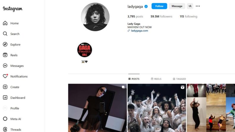 Lady Gaga Instagram