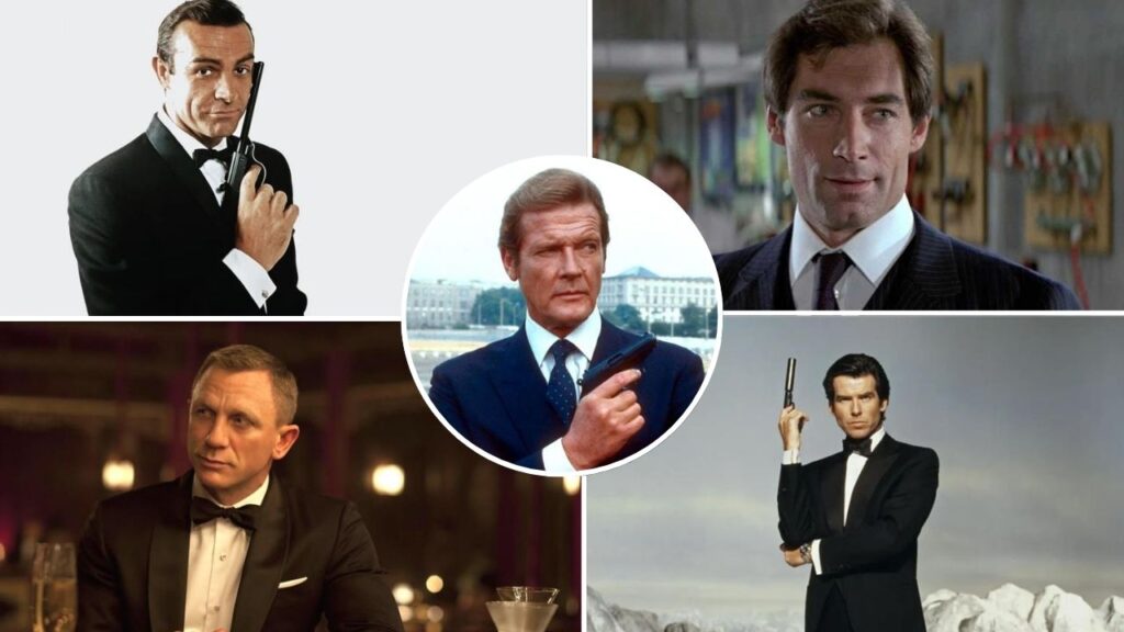 All James Bond Actors in Order