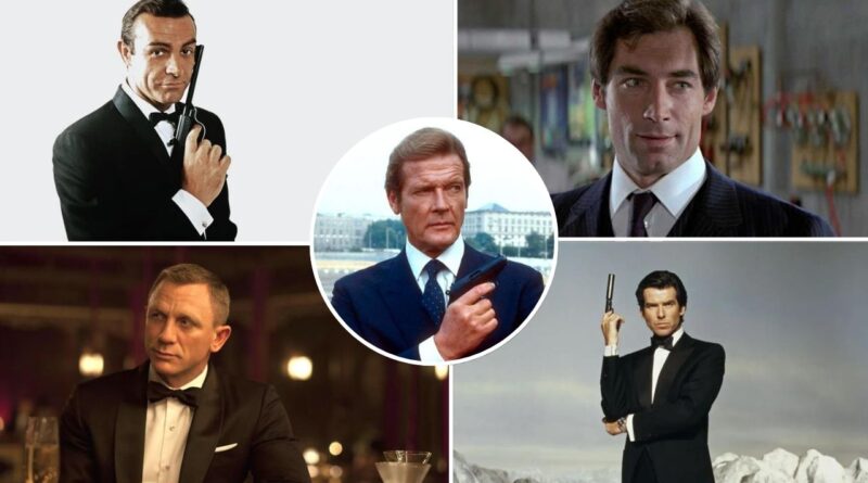 All James Bond Actors in Order