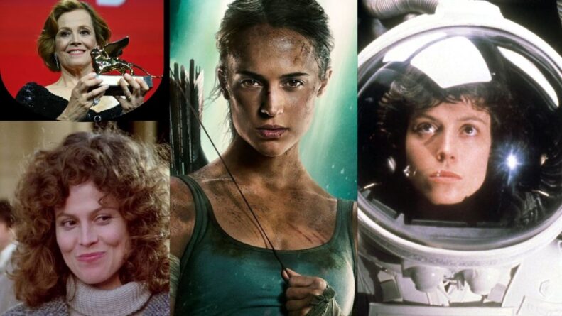 Weaver being an Anchor for Alien & Lara Croft