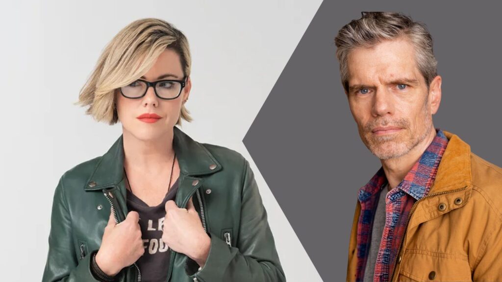 Kathleen Robertson and Mark Engelhardt