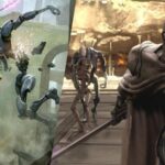 The Mandalorian and Grogu characters